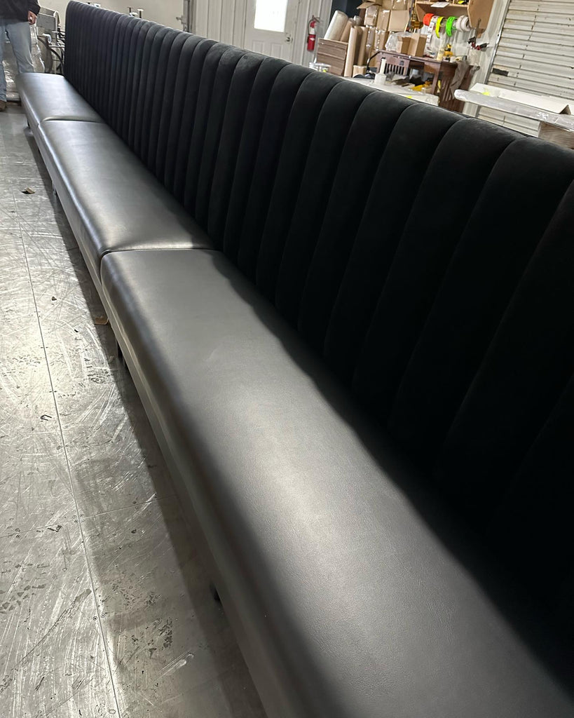 Fully Custom Restaurant Banquette Booth Seating and Manufacturing