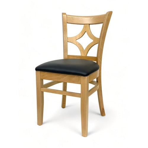 Diamond Back Wood Restaurant Chair