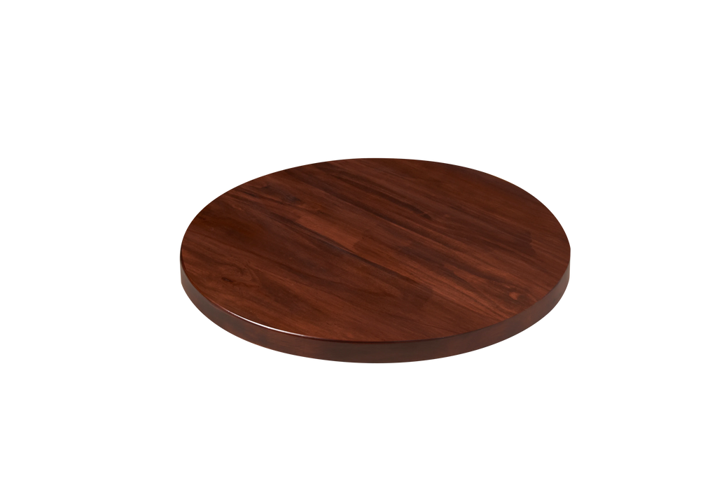 Solid Pine Restaurant Table Top, Walnut Finish, 1-3/4 Inch Thick