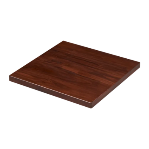 Solid Pine Restaurant Table Top, Walnut Finish