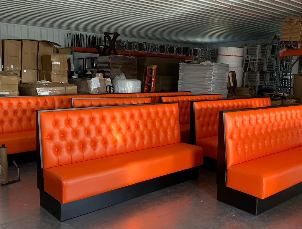 Fully Custom Restaurant Banquette Booth Seating and Manufacturing