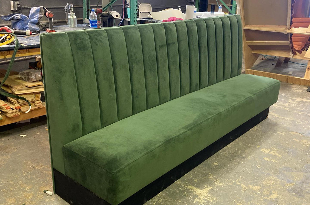 Fully Custom Restaurant Banquette Booth Seating and Manufacturing