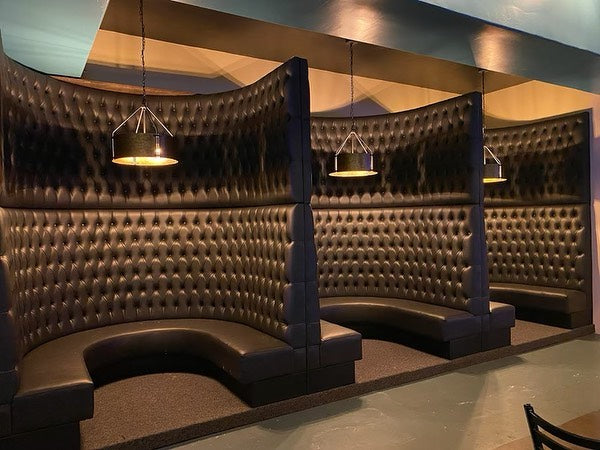 Fully Custom Restaurant Banquette Booth Seating and Manufacturing