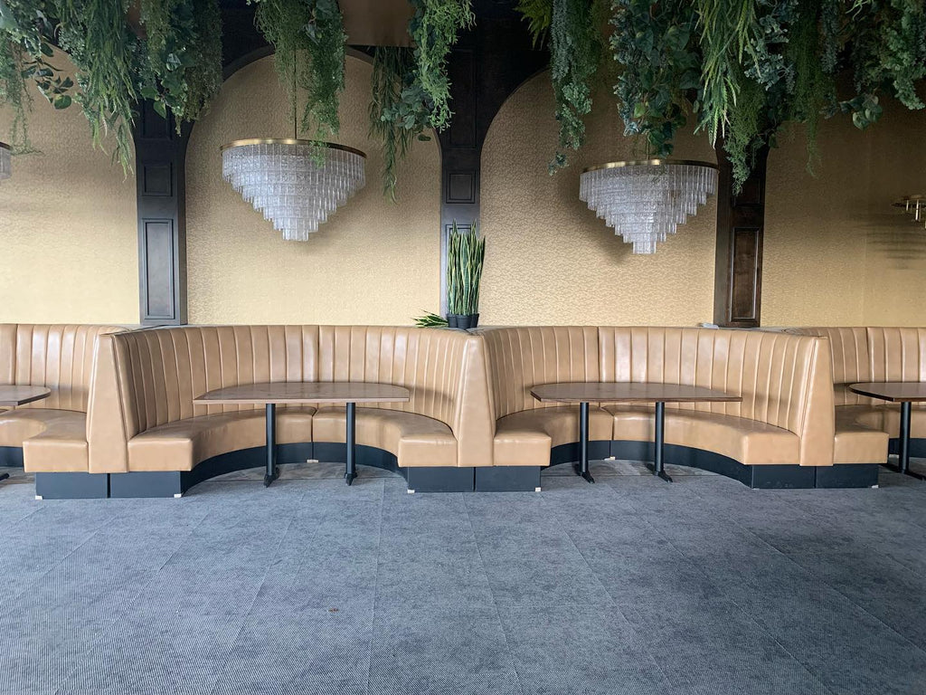 Fully Custom Restaurant Banquette Booth Seating and Manufacturing