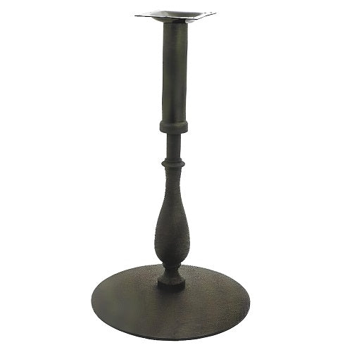Bar Height Black Decorative Column Table Base