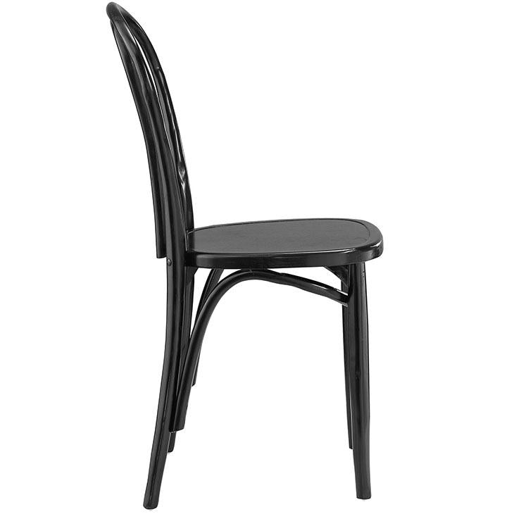 Bistro Bentwood Series Side Chair Walnut Or Black Finish