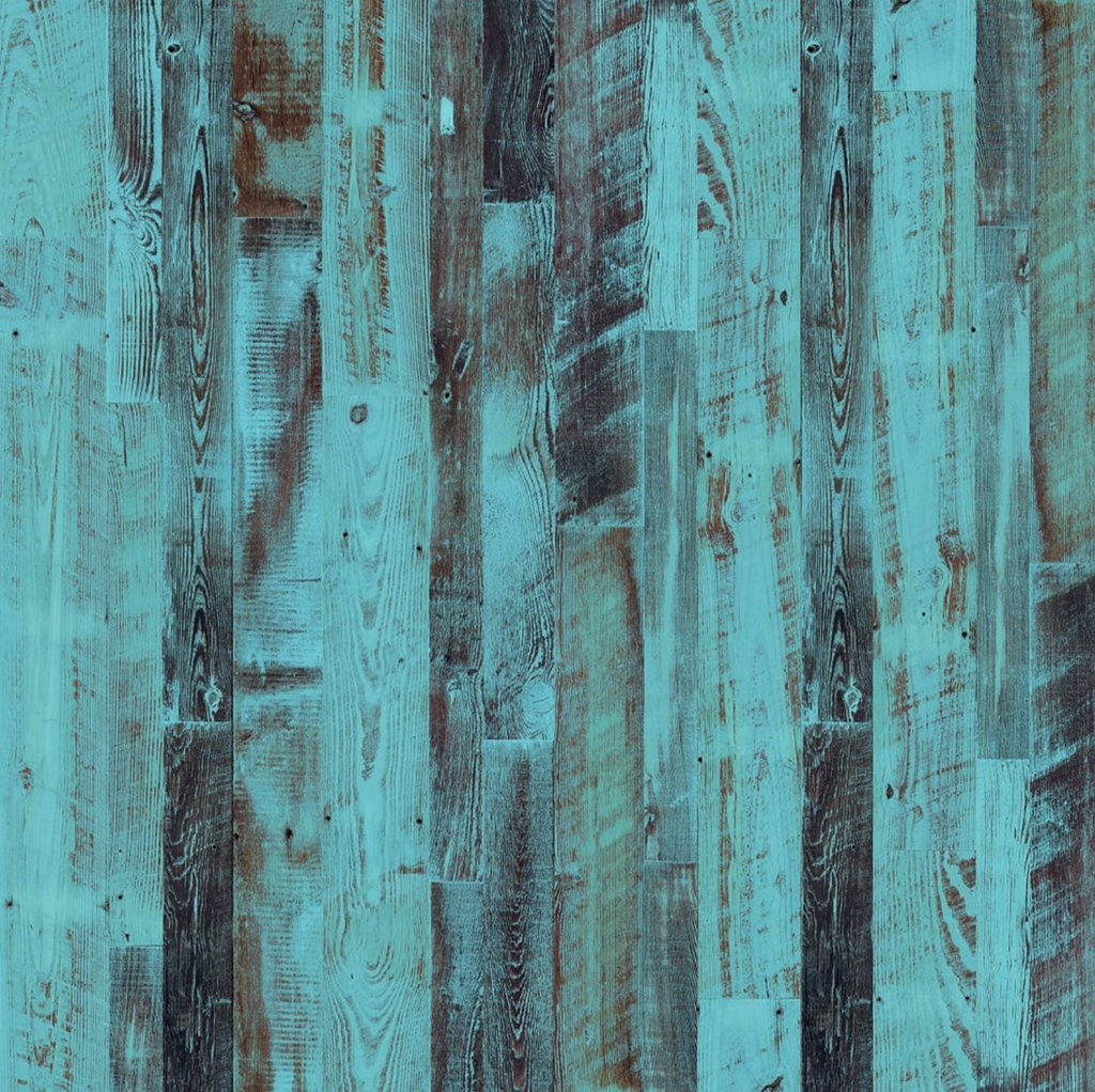 Custom Aged Blue Pine Wood Digital Art Engineered Laminate Table Tops