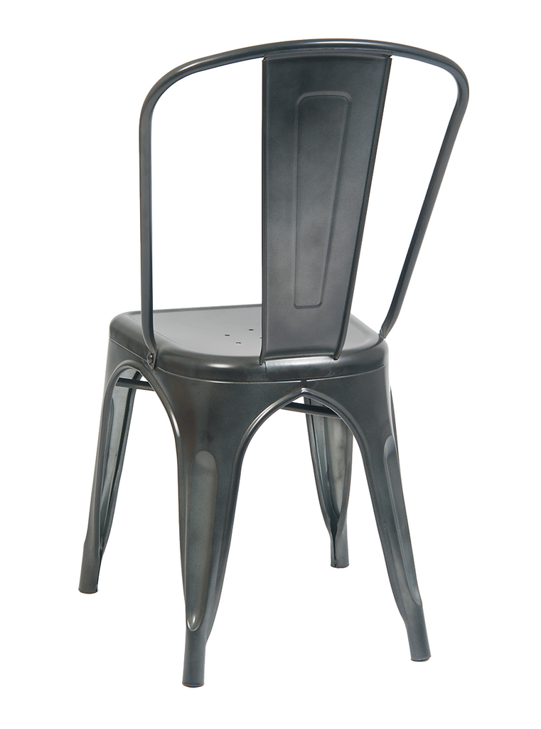 Custom Concrete Finish Tolix Chair Galvanized In-Outdoor Use