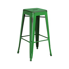 Office Green Weathered Tolix Bar Stool