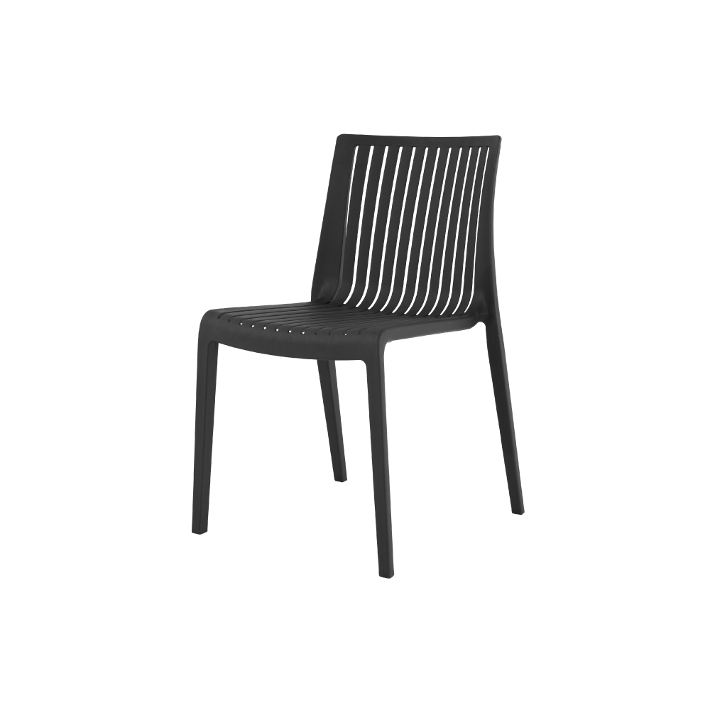 Eclipse Polypropylene Restaurant Patio Dining Side Chair