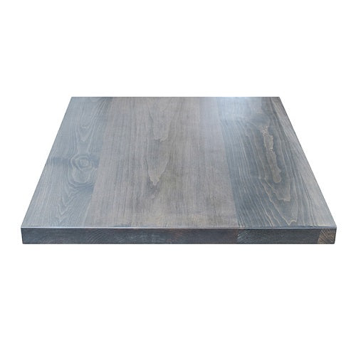 Gray Wash Solid Maple Restaurant Table Tops