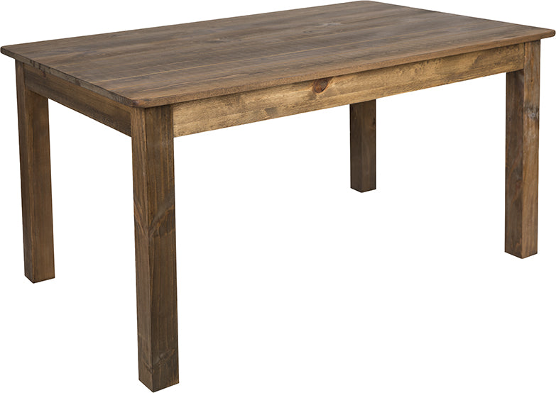 Heirloom Countrified Finish Country Farm Table Commercial Grade