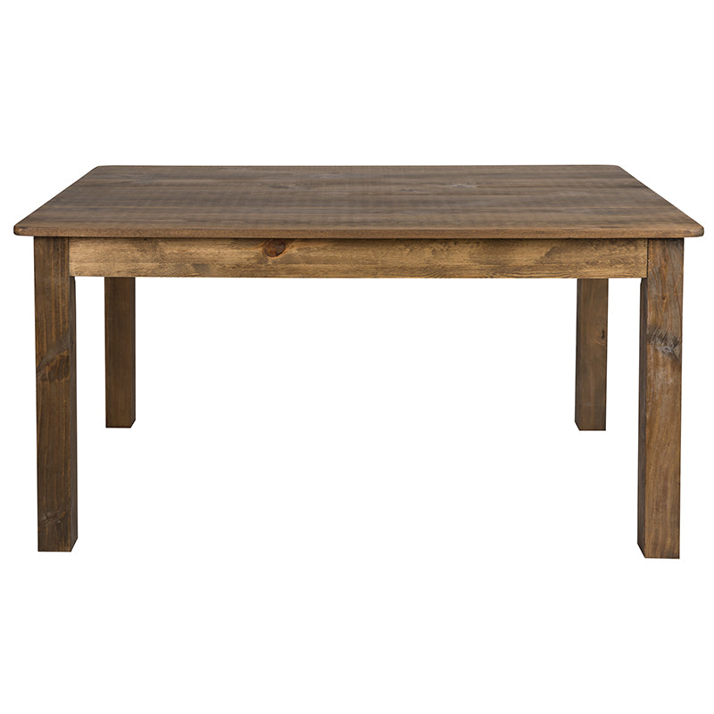 Heirloom Countrified Finish Country Farm Table Commercial Grade