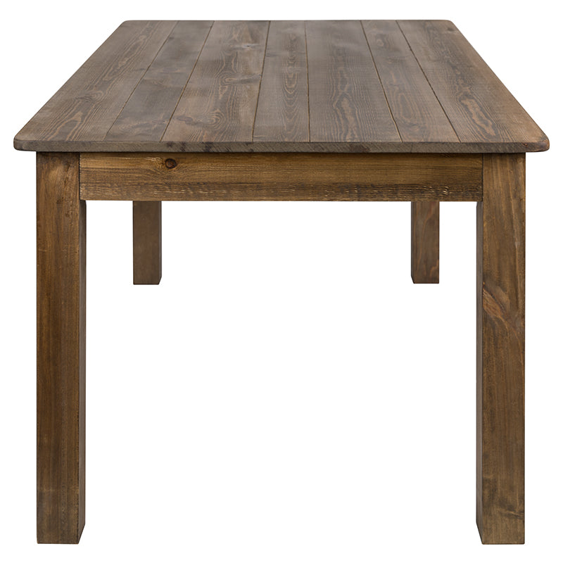 Heirloom Countrified Finish Country Farm Table Commercial Grade