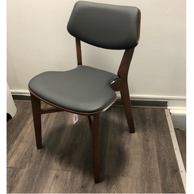 Exclusive Madelyn Solid Wood Stacking Chair Fully Custom Upholstered