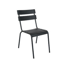 Massima Black In-Outdoor Petite Version Galvanized Side Chair