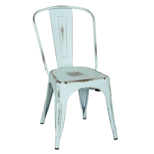 Old Powder Baby Blue Vintage Tolix Chair