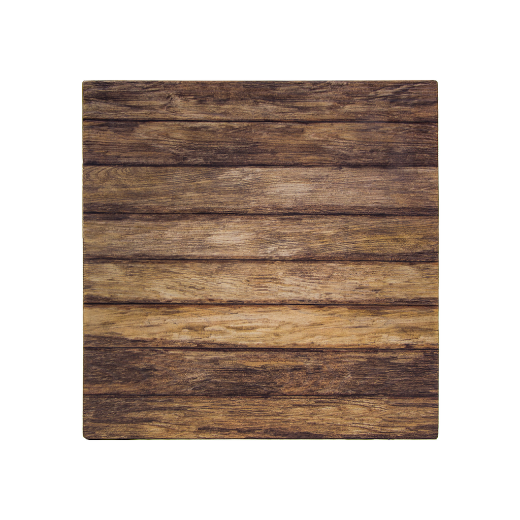 Outdoor Distressed Marine Plank Resin Restaurant Table Top