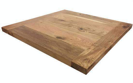 Reclaimed Plank White Oak Natural Satin Finish Indoor Table Top