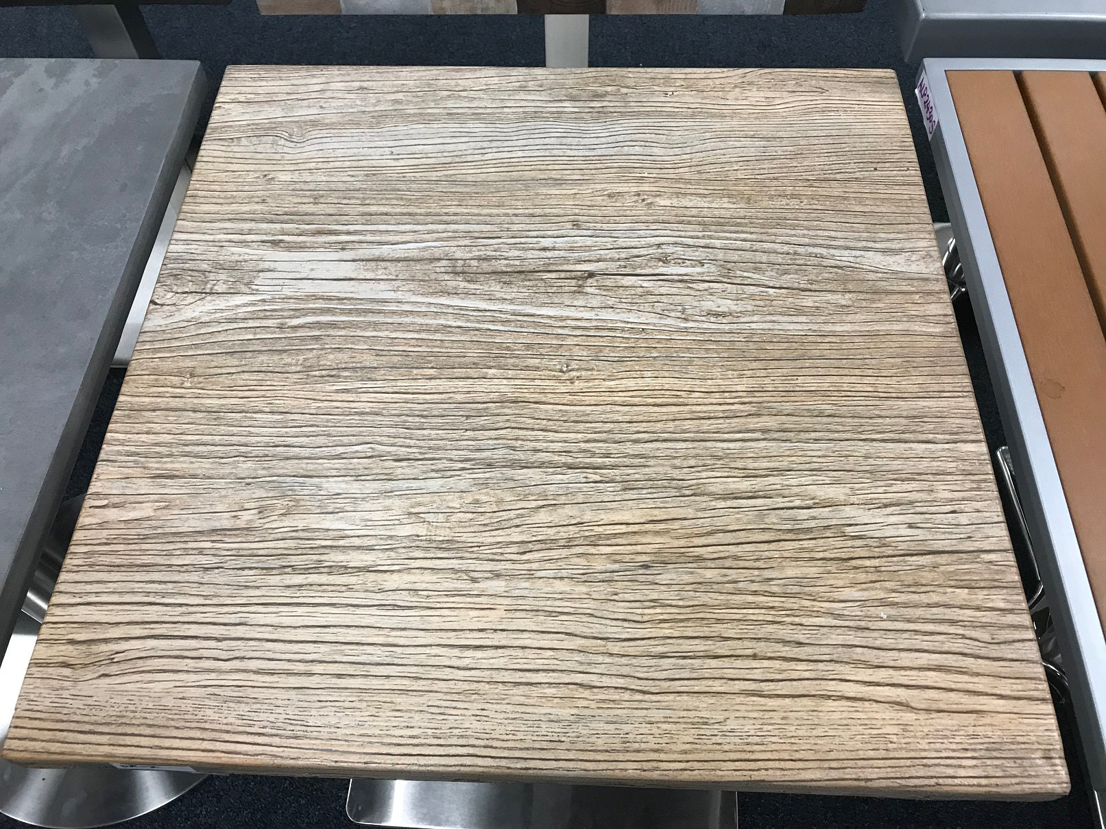 Reclaimed River Wood Resin Restaurant Table Tops InOutdoor