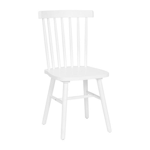 Time-Honored White Spindle Back Restaurant Side Chair