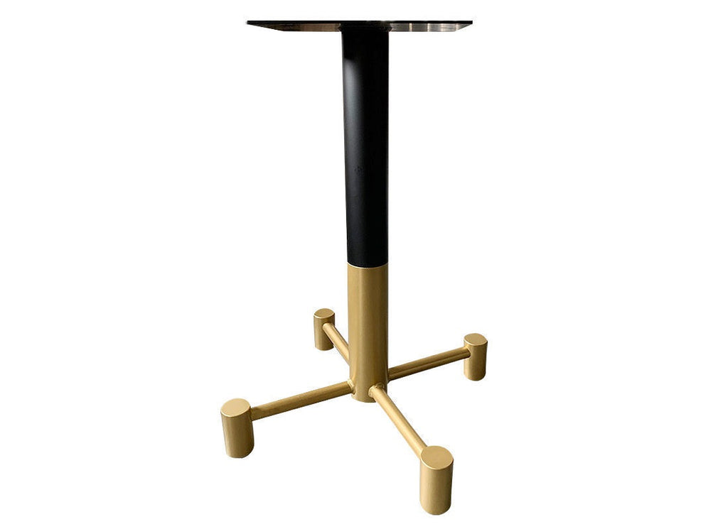 Upscale Two-Tone Hammer Leg Restaurant Table Base