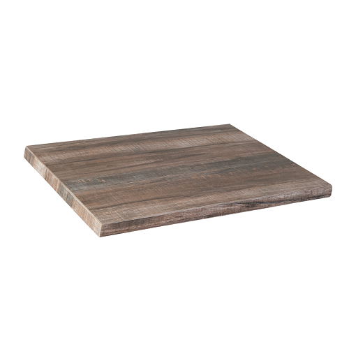 Weathered Ceramic Barn Board Restaurant Table Top In-Outdoor