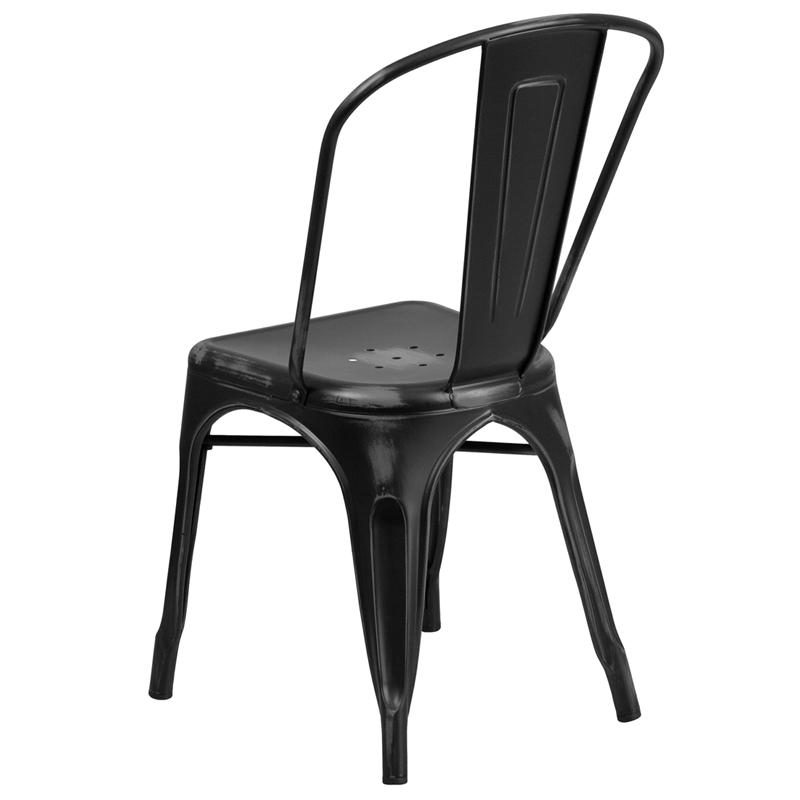 Worn Black Tolix Chair