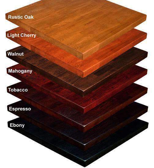 Ash Wood Butcher Block Table Tops 11 Colors