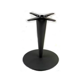 Black Tapered Column Round Table Base 17