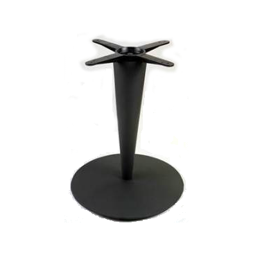 Black Tapered Column Round Table Base 28