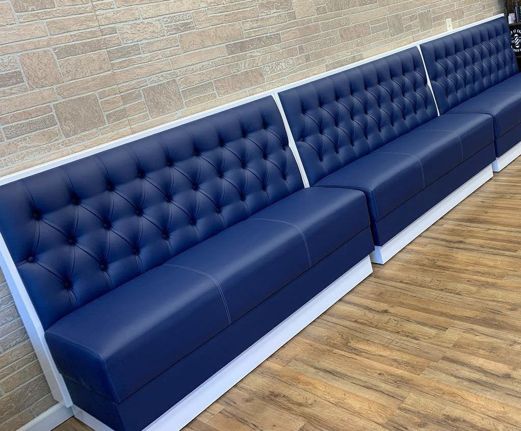 Fully Custom Restaurant Banquette Booth Seating and Manufacturing