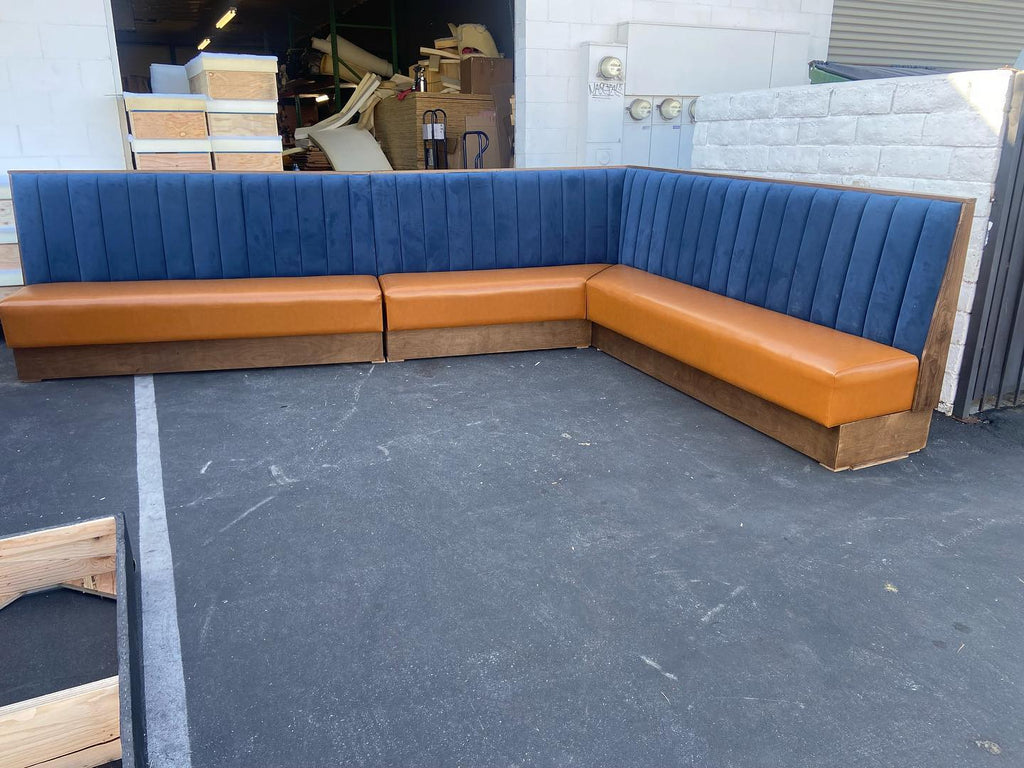 Fully Custom Restaurant Banquette Booth Seating and Manufacturing