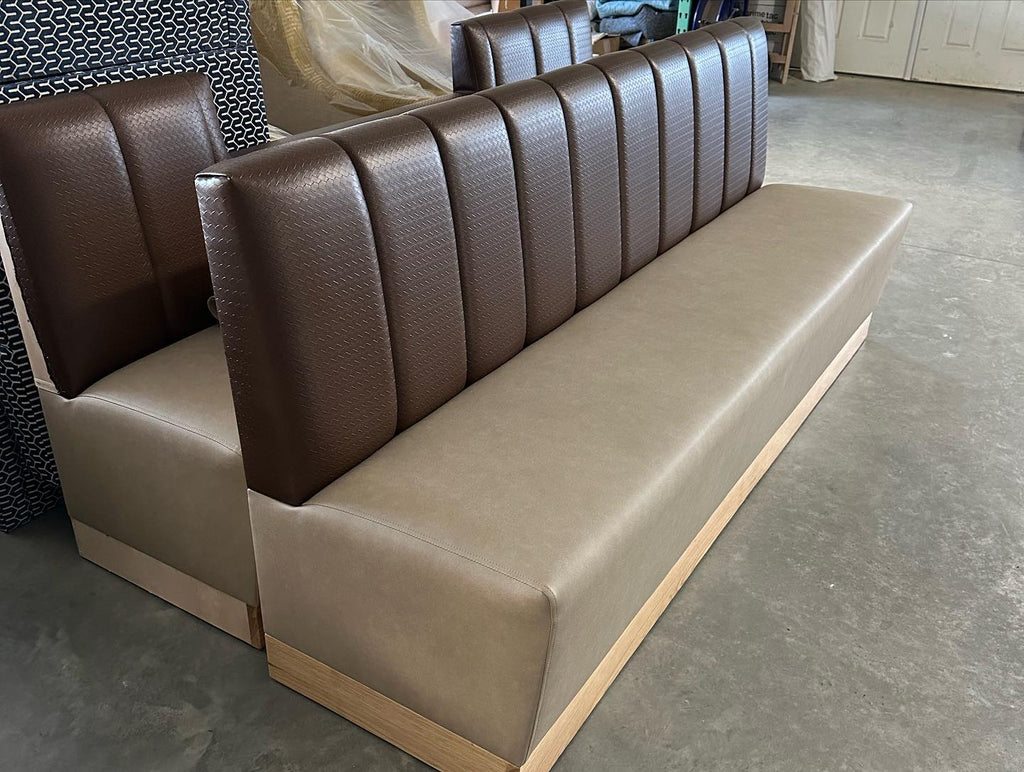 Fully Custom Restaurant Banquette Booth Seating and Manufacturing