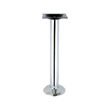 Chrome Traditional Bolt Down Table Base 28