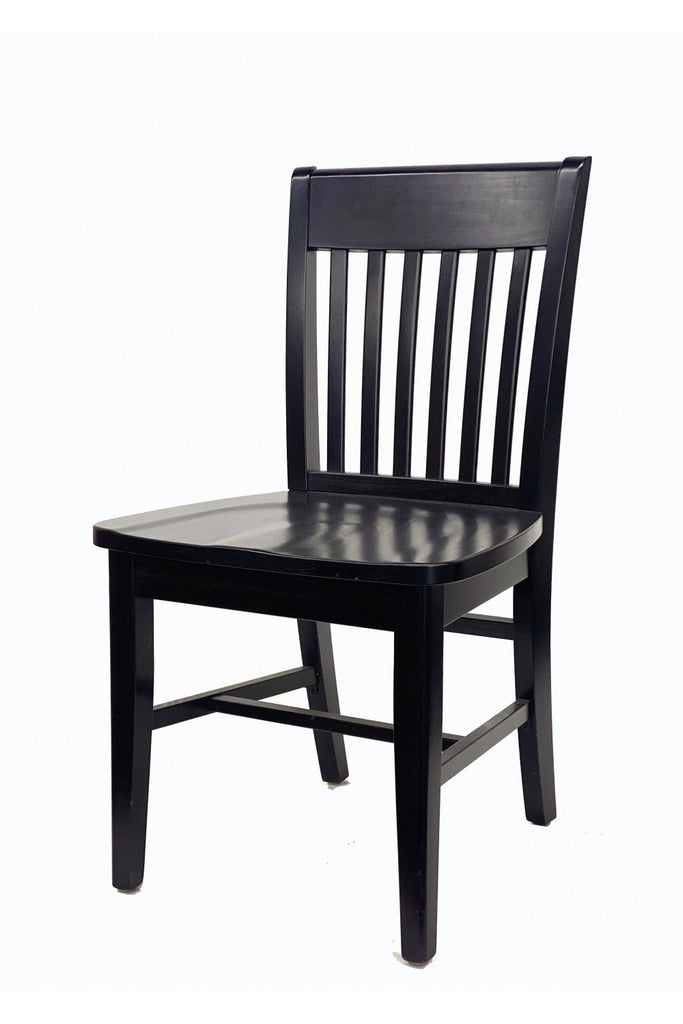 Classic Schoolhouse Solid Beech Wood Restaurant Side Chair