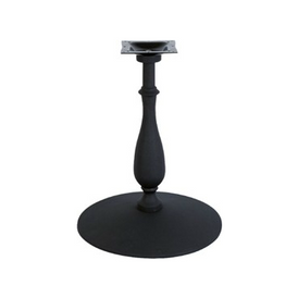 Black Decorative Column Table Base