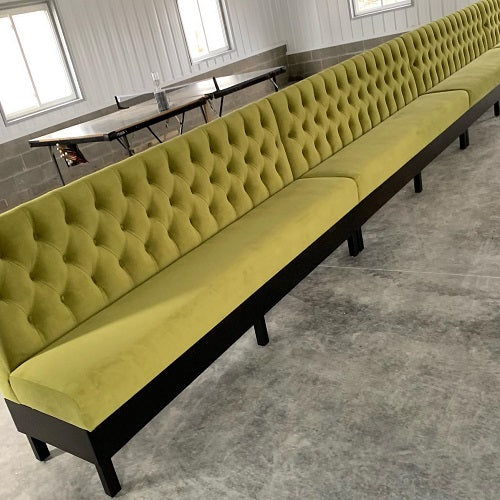 Fully Custom Restaurant Banquette Booth Seating and Manufacturing