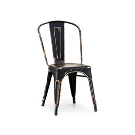 Black Gold Vintage Metal Tolix Chair