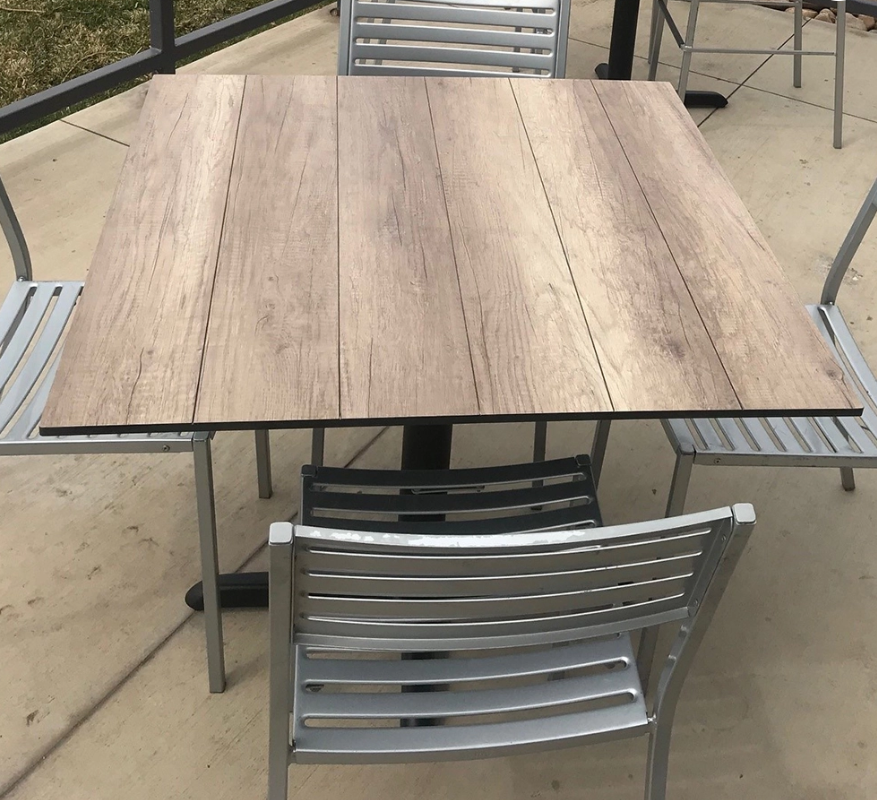Corelite Composite Outdoor Restaurant Patio Table Tops
