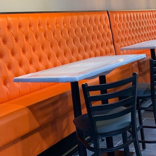 Fully Custom Restaurant Banquette Booth Seating and Manufacturing