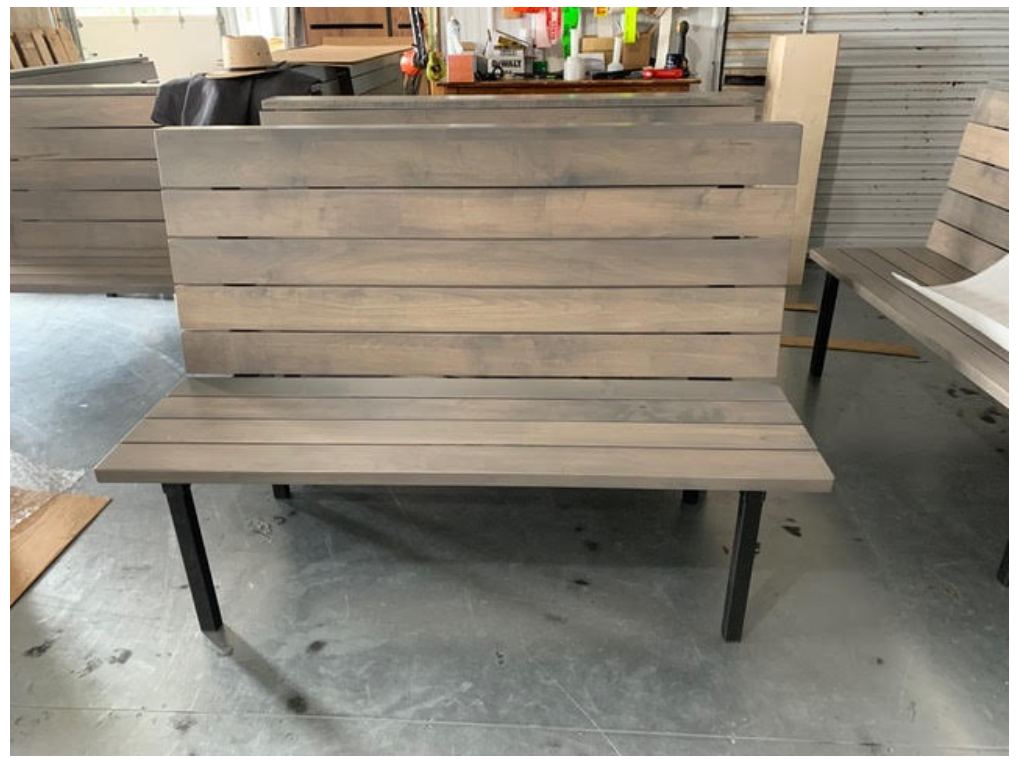 Comfortable and Durable Wood Restaurant Wall Benches for Commercial Use ...