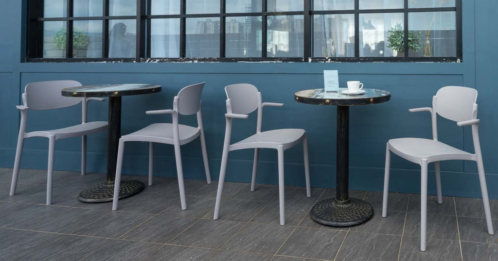 Al Fresco Polypropylene Restaurant Patio Side Chair