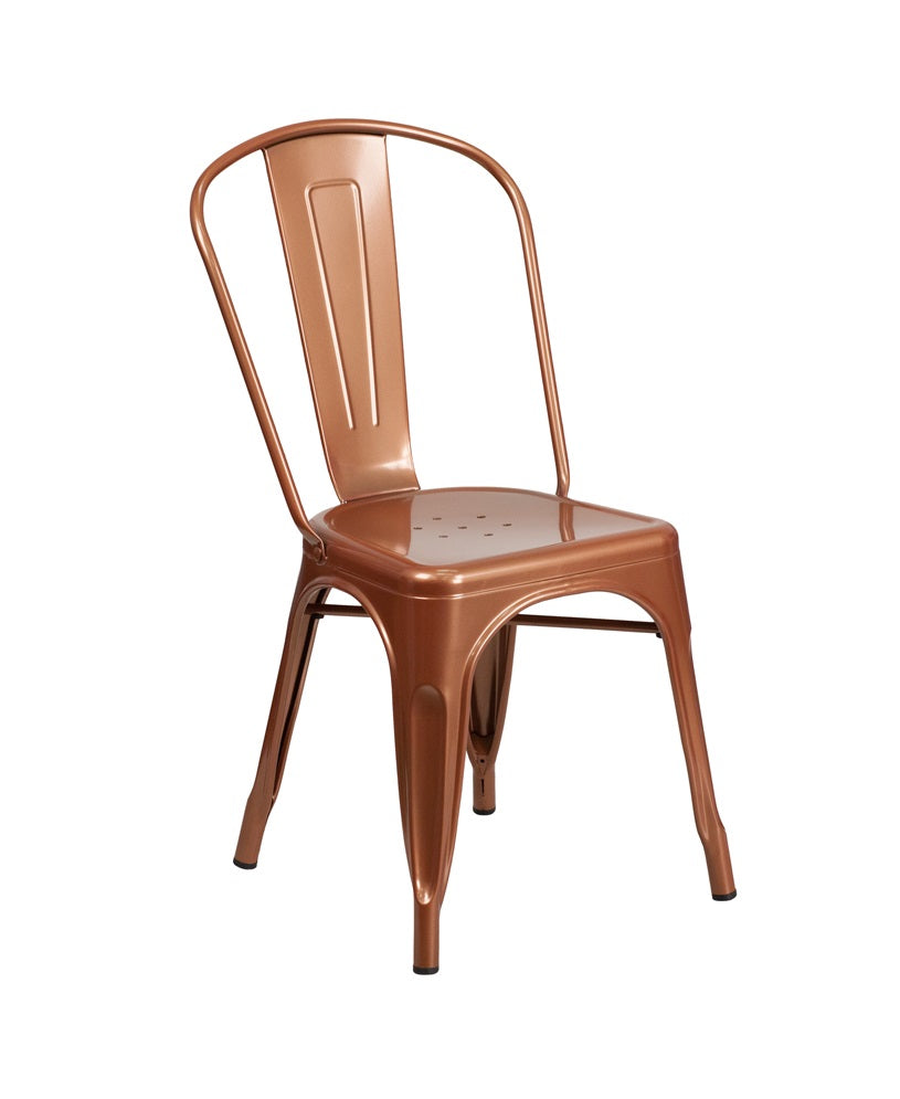 Solid Copper Finish Tolix Chair